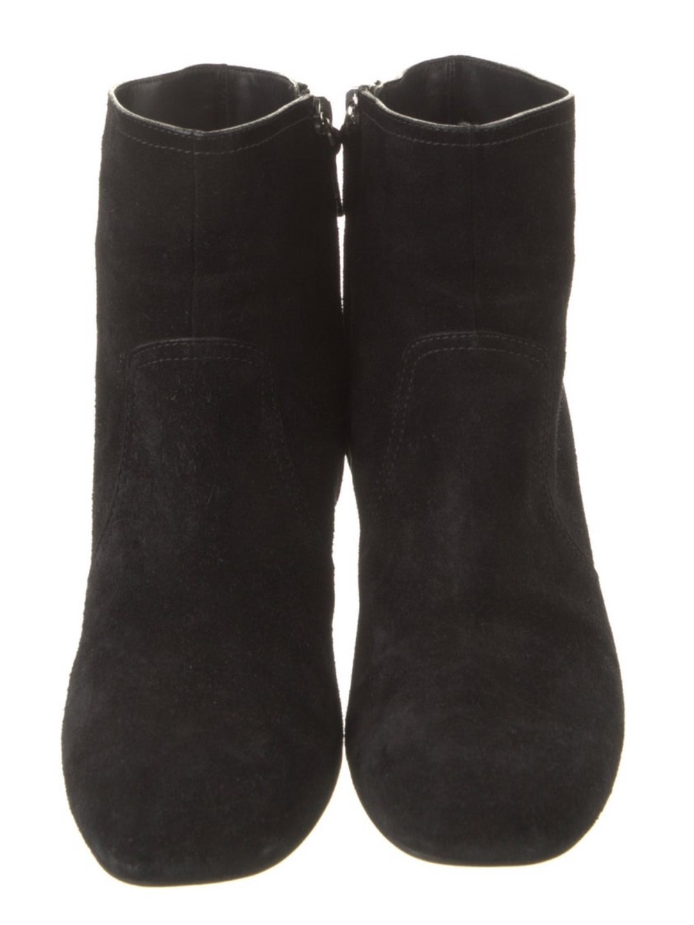 Tod's Gomma Tronchetto Suede Ankle Boots Booties Black  40.5 - Picture 5 of 15